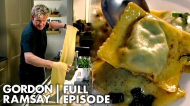VIDEO: Gordon Ramsay’s Spinach, Ricotta & Pine Nut Ravioli With Sage Butter Recipe | F Word Full Episode