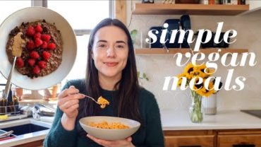 VIDEO: What I eat when I’m overwhelmed: easy vegan meals