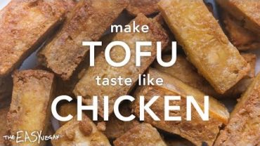 VIDEO: How to make Tofu look and taste like Chicken