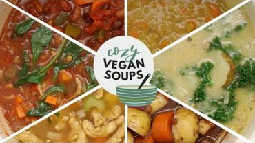 VIDEO: cozy vegan soups for every day of the week (almost)
