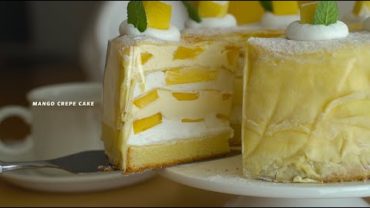 VIDEO: 망고 크레이프 케이크 : Mango Crepe Cake | Honeykki 꿀키