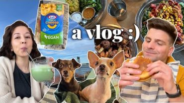 VIDEO: a chill week in our lives :) trying vegan kraft and babybel cheese 😛