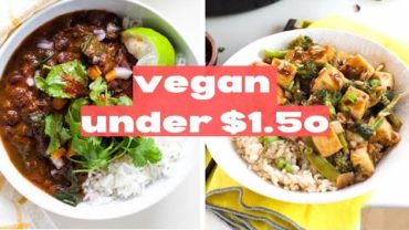 VIDEO: CHEAP & vegan? Make this | Recipes under $1.50/serving