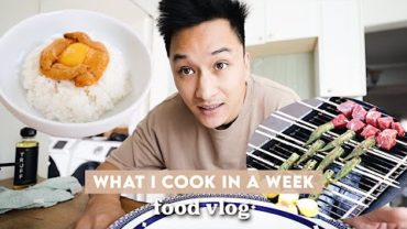 VIDEO: What I Cook in a Week | EASY + BEAUTIFUL RECIPES | wah