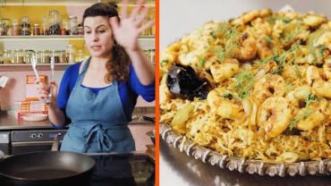 VIDEO: OTK What’s for Dinner? Machboos Rubyan (AKA spiced rice with prawns) | Ottolenghi Test Kitchen