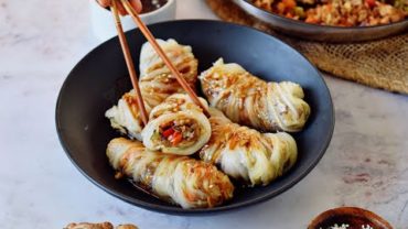 VIDEO: Vegan Cabbage Rolls (Asian-Inspired Wraps)