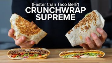VIDEO: Can I make Taco Bell’s Crunchwrap Supreme FASTER than ordering one?
