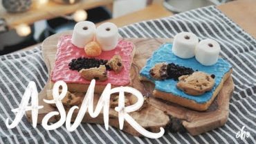 VIDEO: [ASMR] COOKIE MONSTER 🍪 TOAST (Toast Art) ~* : Cho’s daily cook