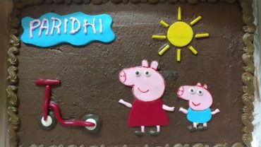 VIDEO: Peppa pig cake decorating – Easy fondant cake decorating ideas for beginners