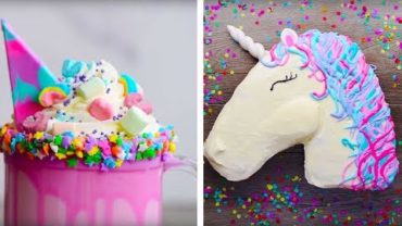 VIDEO: 10 Amazing Unicorn Themed  Dessert Recipes | DIY Homemade Unicorn Buttercream Cupcakes by So Yummy