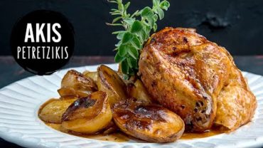 VIDEO: Roast Chicken with Dark Beer | Akis Petretzikis