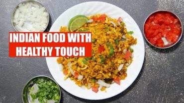 VIDEO: Weight Watchers Indian Food with Healthy Touch Poha Paneer Gobi Video Recipe | Bhavna’s Kitchen