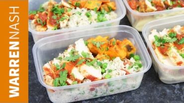 VIDEO: Meal prep for the week – UK foods with Chicken – Recipes by Warren Nash