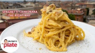 VIDEO: How to Make SPAGHETTI CARBONARA (Approved by Romans)