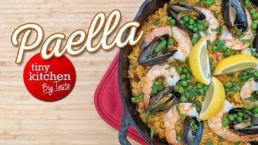 VIDEO: How to Make Paella in an Instant Pot // Tiny Kitchen Big Taste