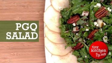 VIDEO: PGQ (Pear & Gorgonzola & Quinoa) Salad // Tiny Kitchen Big Taste
