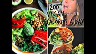 VIDEO: 1200 Delicious Vegan Calories a Day | Vegan Lunch and Dinner
