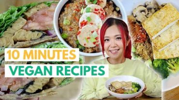 VIDEO: Lazy Vegan Meals For One Person (Easy Vegan Recipes I’ve Been Loving)