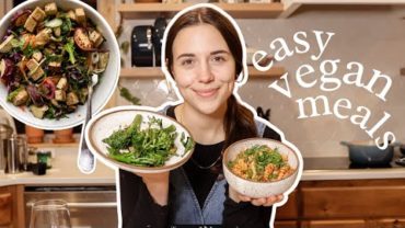 VIDEO: Wholesome and EASY Vegan Meals | What I Eat in a Day