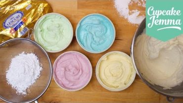 VIDEO: Buttercream Masterclass: How to make Perfect Buttercream Icing | Cupcake Jemma
