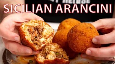 VIDEO: How to Make SICILIAN ARANCINI Like an Italian