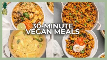 VIDEO: One-Pot Vegan Dinners Ready in 30 Minutes!