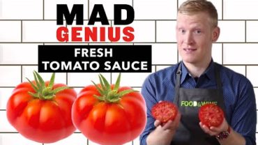 VIDEO: How to Make Fresh Tomato Sauce | Mad Genius Tips | Food & Wine