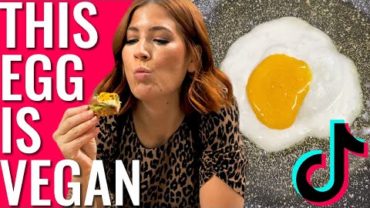 VIDEO: I Made Popular TikTok Recipes VEGAN (This vegan egg recipe is the future!)