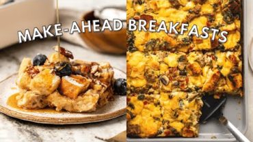 VIDEO: make-ahead holiday (or any day!) breakfast recipes | vegan