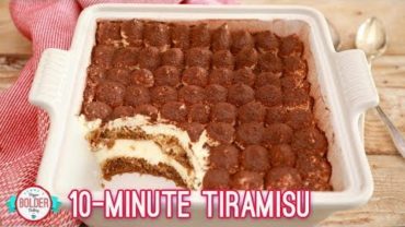 VIDEO: Easy 10 Minute Tiramisu | Bigger Bolder Baking