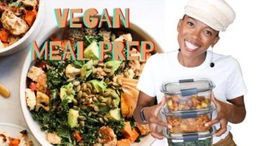 VIDEO: Vegan Meal Prep in 1 HOUR | download recipes + shopping list PDF