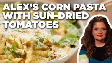 VIDEO: Alex Guarnaschelli’s Corn Pasta with Sun-Dried Tomatoes | The Kitchen | Food Network