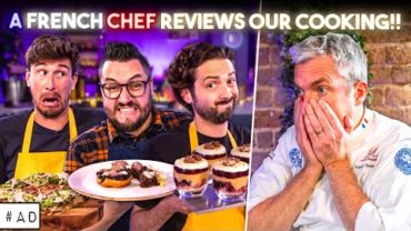 VIDEO: A FRENCH CHEF Reviews our 3 Course French Cooking!! | SORTEDfood