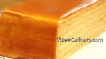 VIDEO: Caramel Layer Cake Recipe – Video Culinary