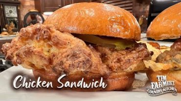 VIDEO: Chicken Sandwich and Potato Chips in the Air Fryer