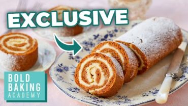VIDEO: Carrot Cake Cheesecake Roll | FREE TRIAL from the Bold Baking Academy