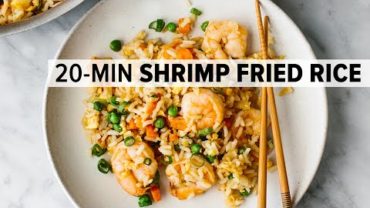 VIDEO: SHRIMP FRIED RICE | easy Chinese fried rice recipe + better than takeout!