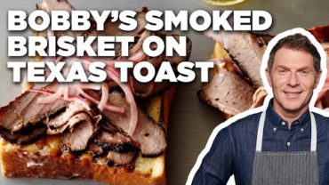 VIDEO: Bobby Flay’s Smoked Brisket on Texas Toast | Bobby Flay’s Barbecue Addiction | Food Network
