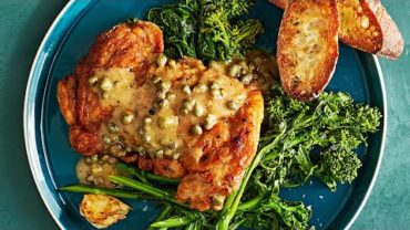VIDEO: Quick Chicken-Thigh Piccata With Broccoli Rabe | Pantry Staples | Everyday Food with Sarah Carey