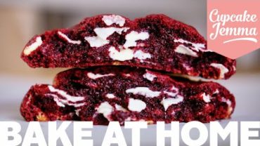 VIDEO: Red Velvet New York Cookie Recipe! | Cupcake Jemma