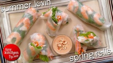 VIDEO: Summer Lovin’ Spring Rolls // Tiny Kitchen Big Taste