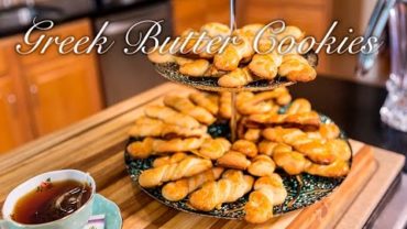 VIDEO: Greek Butter Cookies/ Koulourakia