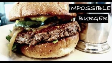 VIDEO: The Impossible Burger Taste Test | Vegan and Non-Vegan Review