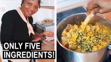 VIDEO: Cook with Me: 5-Ingredient Nigerian Egusi Soup | Flo Chinyere