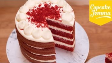 VIDEO: Best Ever Red Velvet Layer Cake Recipe! | Cupcake Jemma