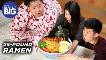 VIDEO: We Made A Giant 25-Pound Ramen Bowl For A Sumo Wrestler • Tasty