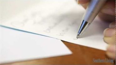 VIDEO: How To Write a Thank You Note | Southern Living