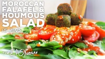 VIDEO: Vegan Falafel & Houmous Salad – 15 mins