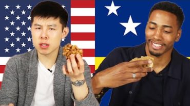 VIDEO: Tasty Producers Swap Their Favorite Snacks • Alvin & Chris • Tasty