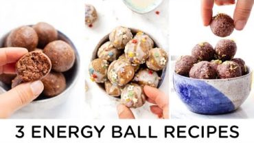 VIDEO: 3 *MORE* ENERGY BALL RECIPES ‣‣ easy & no-bake snacks